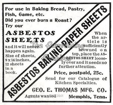 Asbestos Baking Paper Sheets