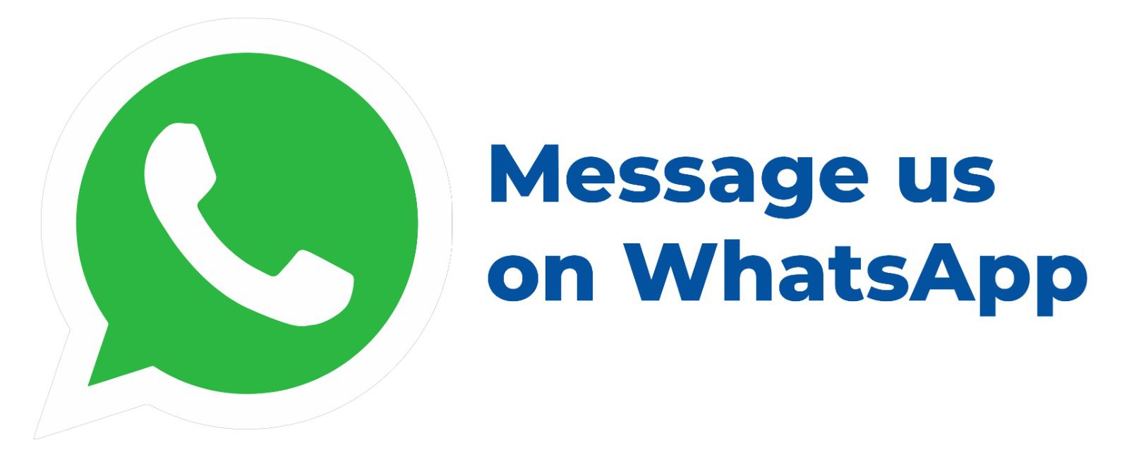 Message us on whatsapp