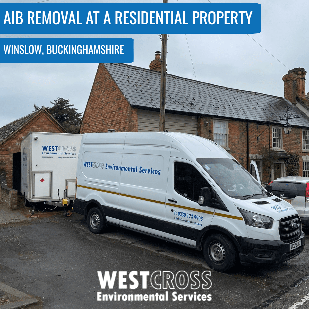 AIB removal at a residential property