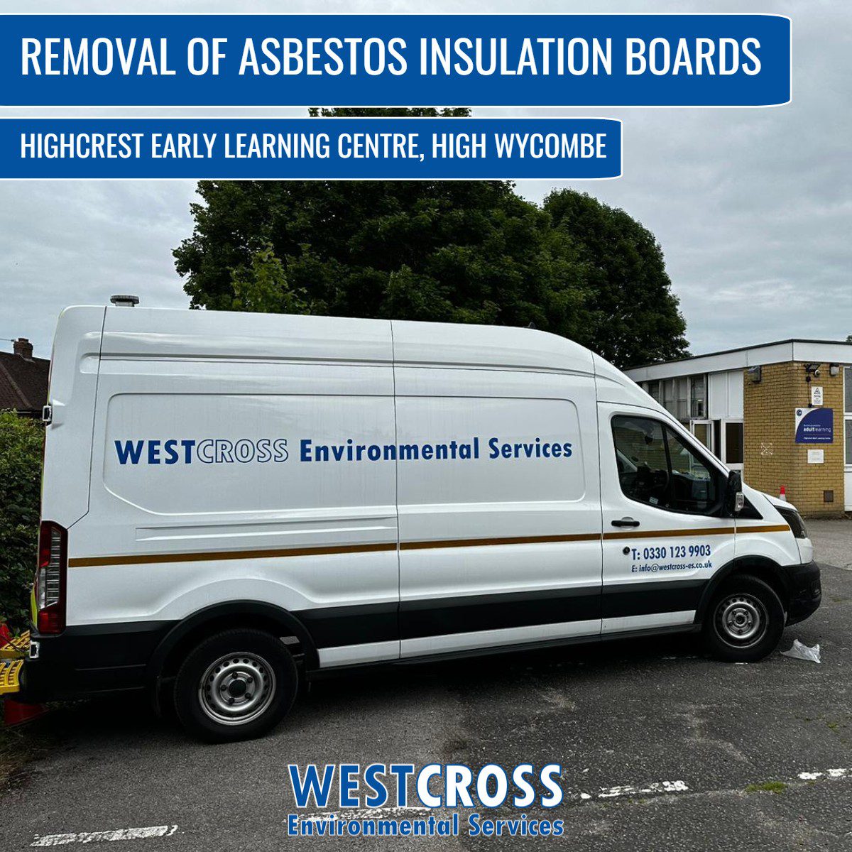 Removal of asbestos insulation boards